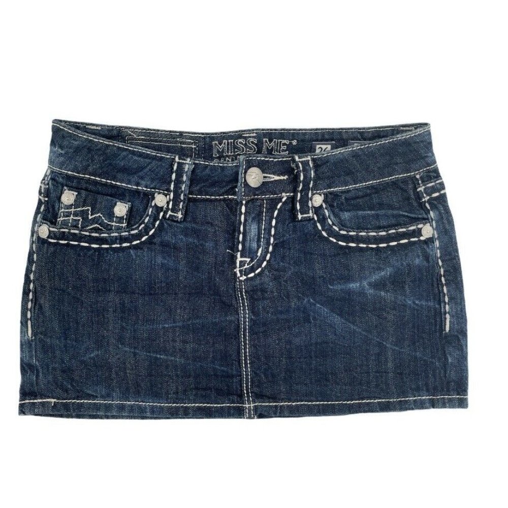 Miss Me Denim Brand Irene Skirt Size 26